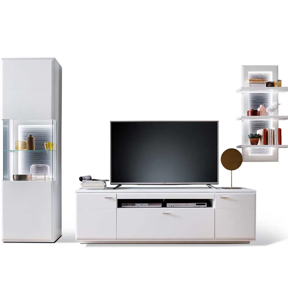 Wohnwand 300 Cm|Moderne Wohnwände*Pharao24 Wohnzimmer Anbauwand Jelvedo