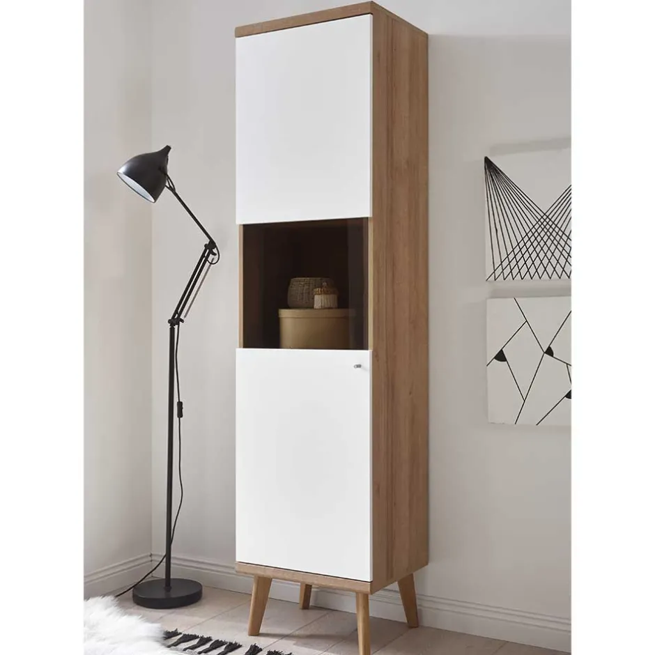 Wohnwand 300 Cm|Massivholz Wohnwände*Pharao24 Wohnzimmer Anbauwand Levanca