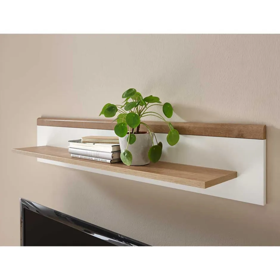 Wohnwand 300 Cm|Massivholz Wohnwände*Pharao24 Wohnzimmer Anbauwand Levanca