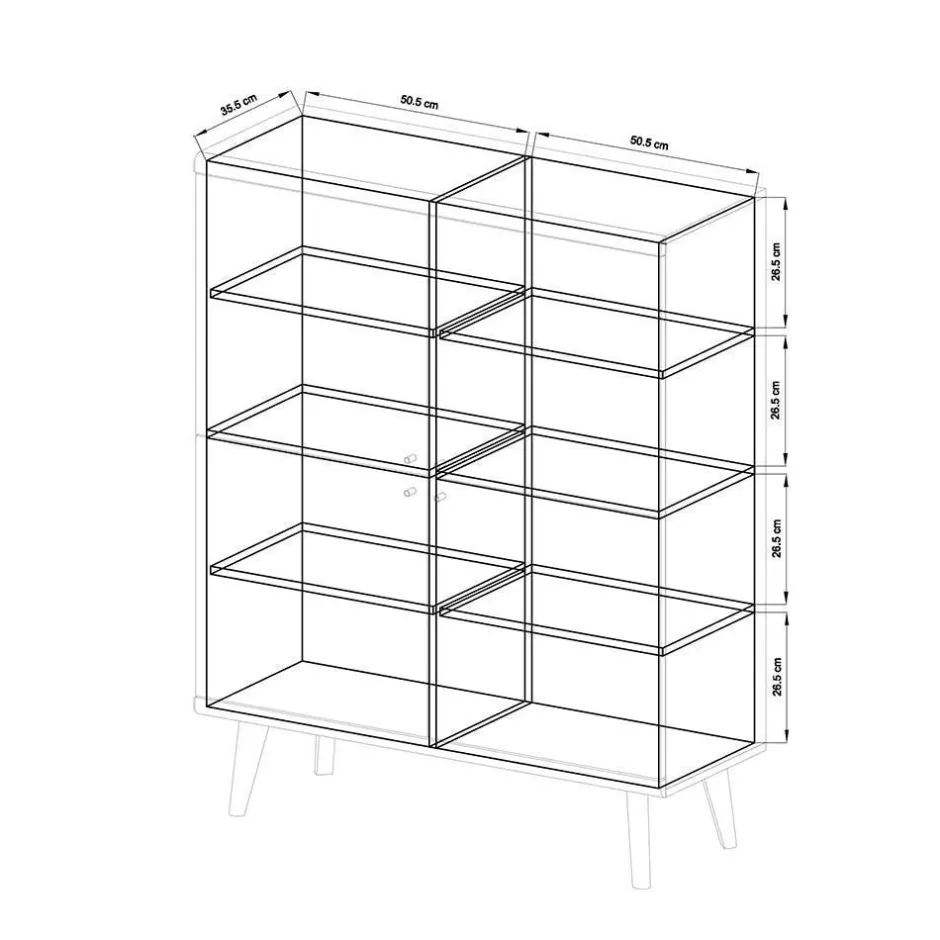 Wohnwand 300 Cm|Massivholz Wohnwände*Pharao24 Wohnzimmer Anbauwand Levanca