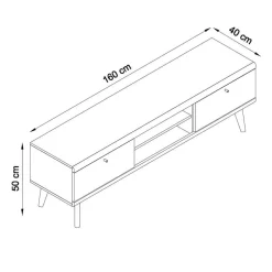 Wohnwand 300 Cm|Massivholz Wohnwände*Pharao24 Wohnzimmer Anbauwand Levanca