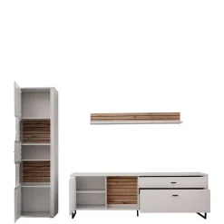 Moderne Wohnwände*Pharao24 Wohnzimmer Anbauwand Polar