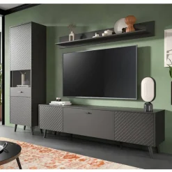 Wohnwand 250 Cm|Moderne Wohnwände*Pharao24 Wohnzimmer Anbauwand Ratisca