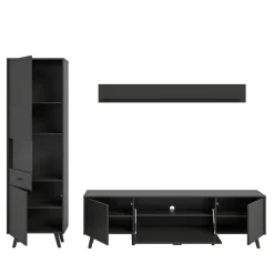 Wohnwand 250 Cm|Moderne Wohnwände*Pharao24 Wohnzimmer Anbauwand Ratisca