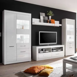 Wohnwand 300 Cm|Moderne Wohnwände*Pharao24 Wohnzimmer Anbauwand Triango