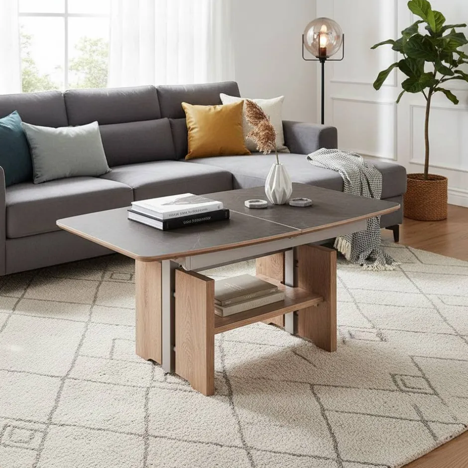 Pharao24 Wohnzimmer Ausziehtisch Crispo> Wohnzimmertisch|Ausziehtische