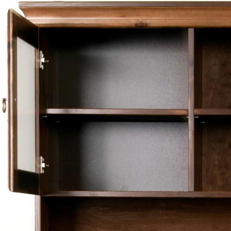 Wohnzimmervitrinen|Massivholz Schränke*Pharao24 Wohnzimmer Buffetschrank Valhion