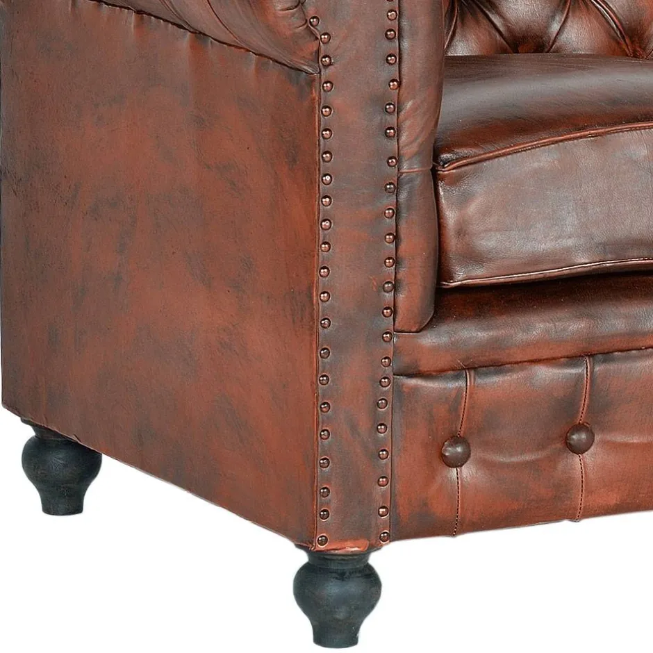 Pharao24 Wohnzimmer Couch Puerto> 3 Sitzer Sofa