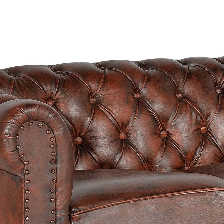 Pharao24 Wohnzimmer Couch Puerto> 3 Sitzer Sofa