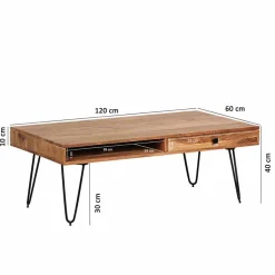 Couchtische*Pharao24 Wohnzimmer Couchtisch Murcian