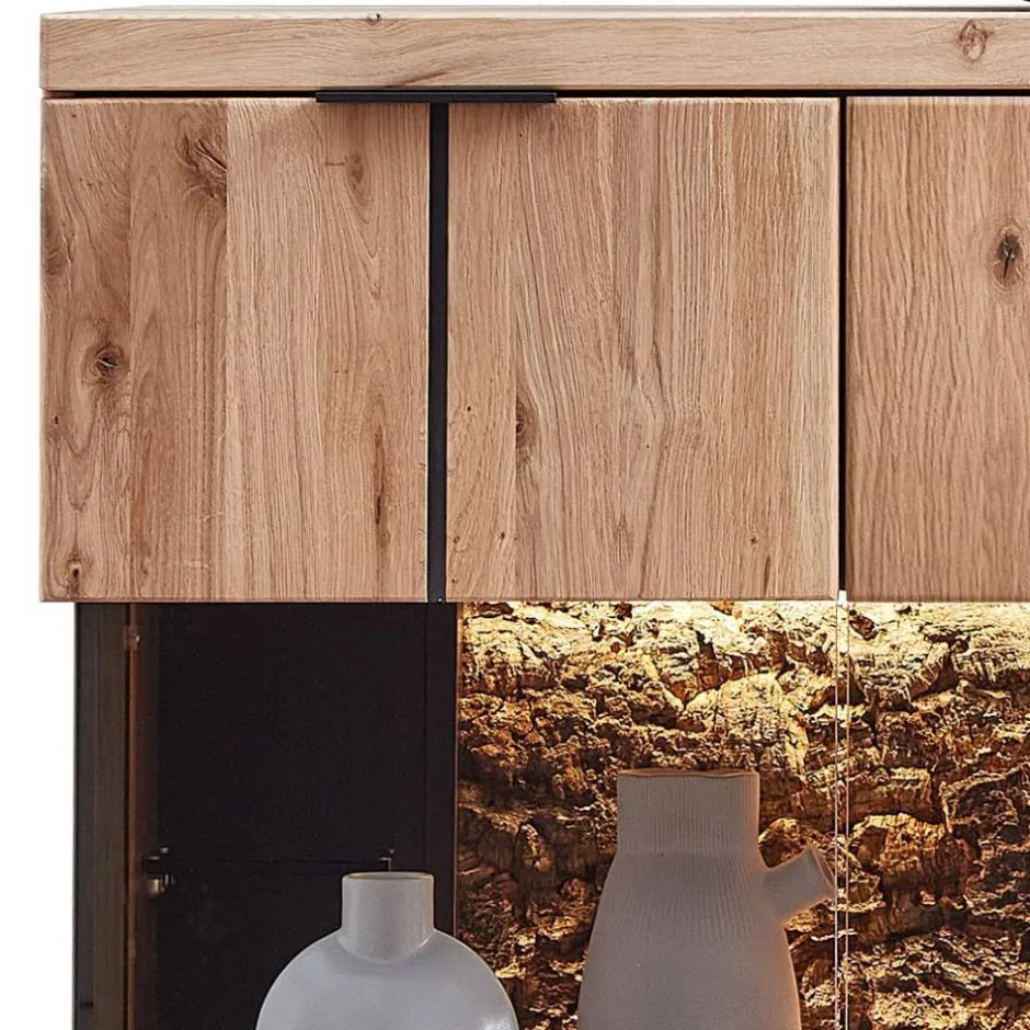 Pharao24 Wohnzimmer Highboard Emly> Wohnzimmervitrinen|Vitrinenschrank