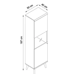 Massivholz Wohnwände*Pharao24 Wohnzimmer Kombination Levanca