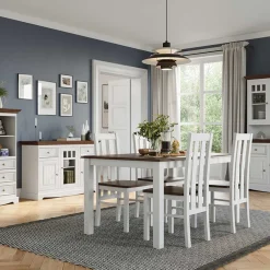 Massivholzmöbel|Küchenkommode*Pharao24 Wohnzimmer Kommode Asendra