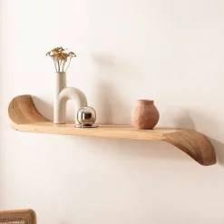 Pharao24 Wohnzimmer Regal Ashly> Hängeregale|Massivholzregale