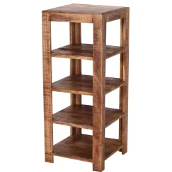 Pharao24 Wohnzimmer Regal Dwayne> Wohnzimmerregale|Massivholzregale