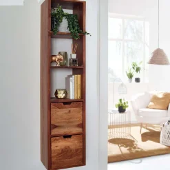 Wohnzimmerregale|Massivholzregale*Pharao24 Wohnzimmer Regal Ulma