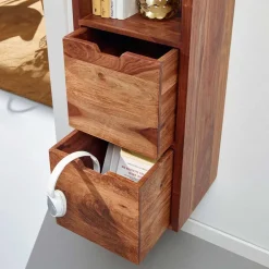 Wohnzimmerregale|Massivholzregale*Pharao24 Wohnzimmer Regal Ulma