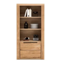 Massivholzmöbel|Büchervitrinen*Pharao24 Wohnzimmer Regal Vroscian