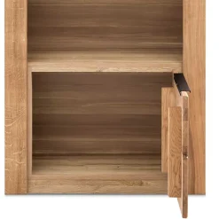 Massivholzmöbel|Büchervitrinen*Pharao24 Wohnzimmer Regal Vroscian