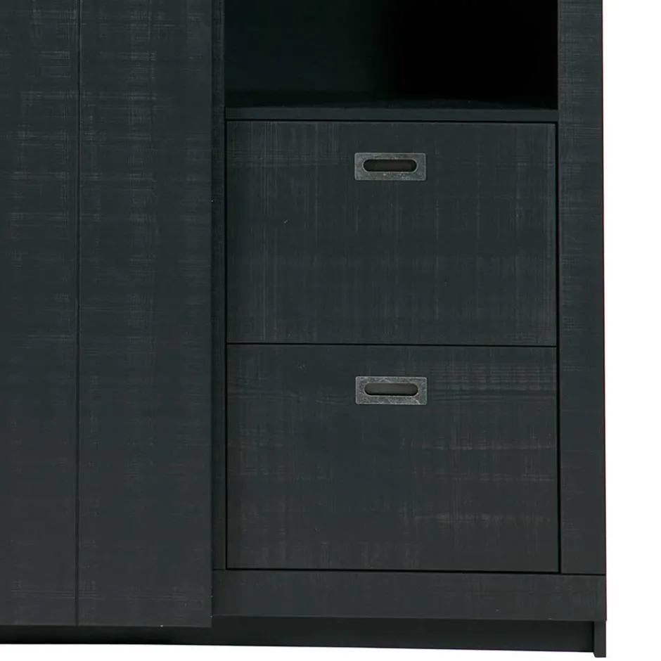 Pharao24 Wohnzimmer Schrank Lariana> Wohnzimmervitrinen|Massivholz Schränke