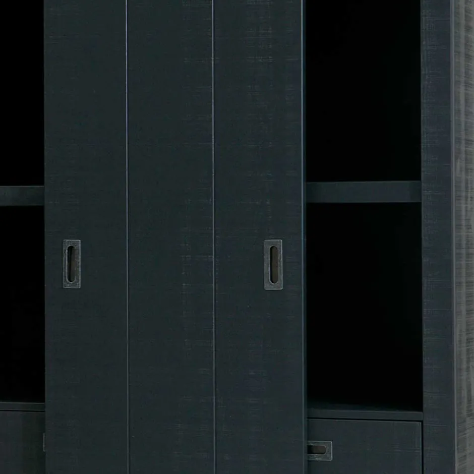 Pharao24 Wohnzimmer Schrank Lariana> Wohnzimmervitrinen|Massivholz Schränke