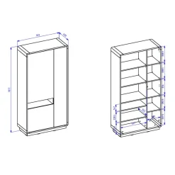 Pharao24 Wohnzimmer Schrank Sismail><noscript><img width=