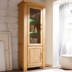 Wohnwand 350 Cm|Massivholz Wohnwände*Pharao24 Wohnzimmer Schrankwand Grasilla