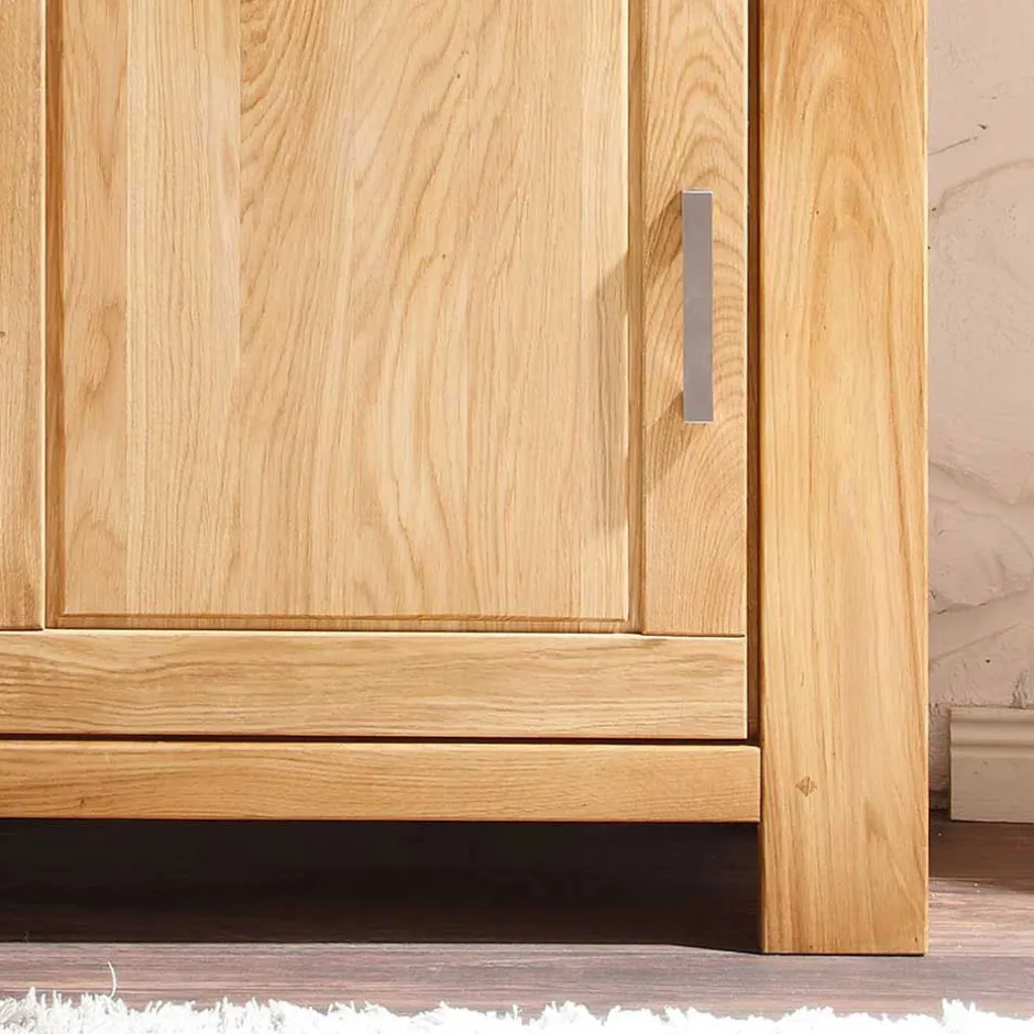 Wohnwand 350 Cm|Massivholz Wohnwände*Pharao24 Wohnzimmer Schrankwand Grasilla