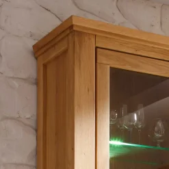 Wohnwand 350 Cm|Massivholz Wohnwände*Pharao24 Wohnzimmer Schrankwand Grasilla