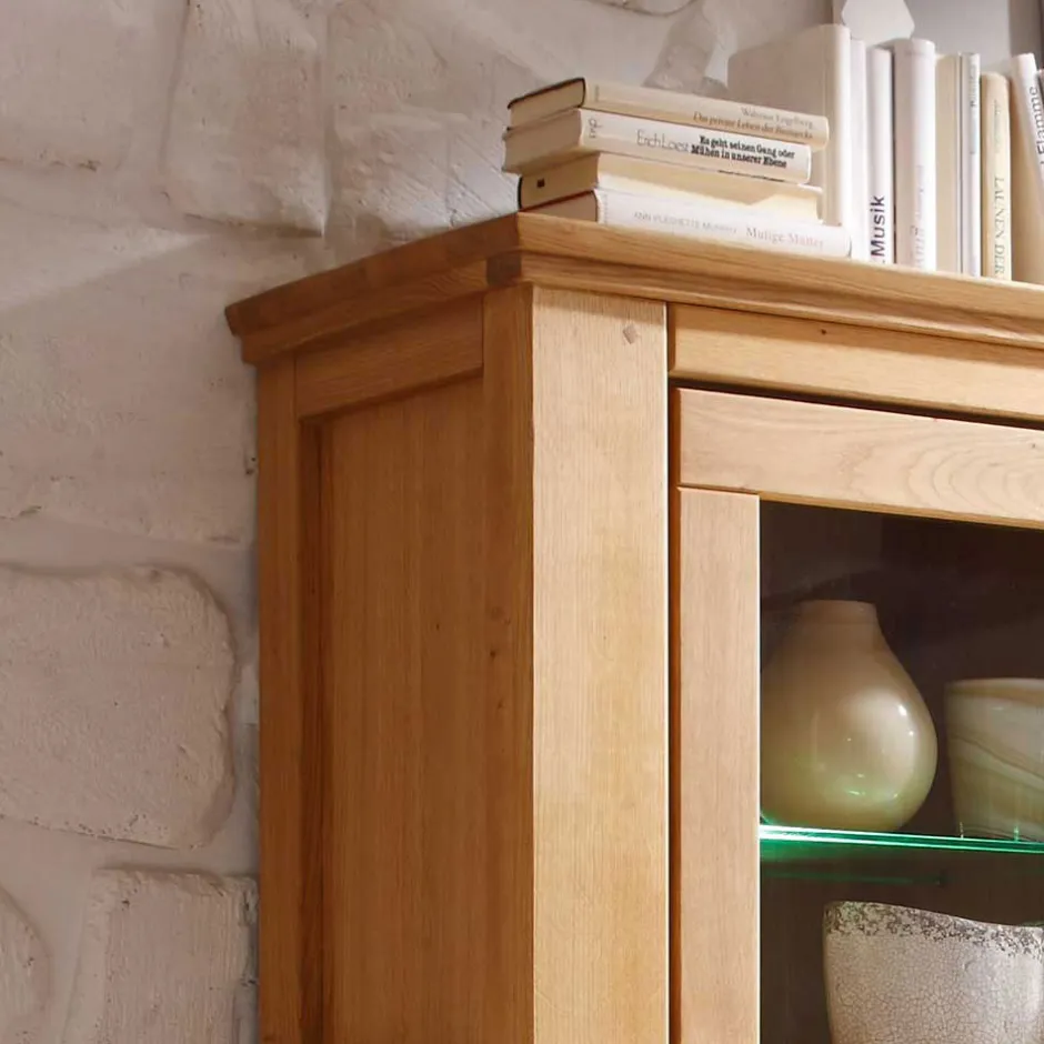 Wohnwand 350 Cm|Massivholz Wohnwände*Pharao24 Wohnzimmer Schrankwand Grasilla