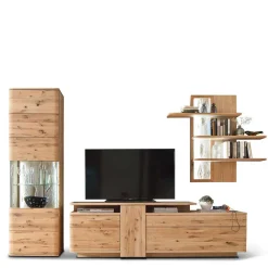 Wohnzimmerschrank|Wohnwand 300 Cm*Pharao24 Wohnzimmer Schrankwand Lamanda