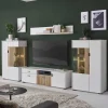 Moderne Wohnwände|Wohnwand 300 Cm*Pharao24 Wohnzimmer Schrankwand Saladd