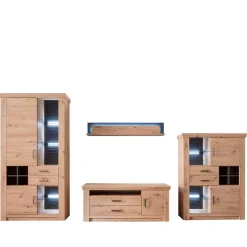 Pharao24 Wohnzimmer Schrankwand Tridovina> Wohnwand 350 Cm|Moderne Wohnwände