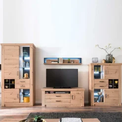 Pharao24 Wohnzimmer Schrankwand Tridovina> Wohnwand 350 Cm|Moderne Wohnwände