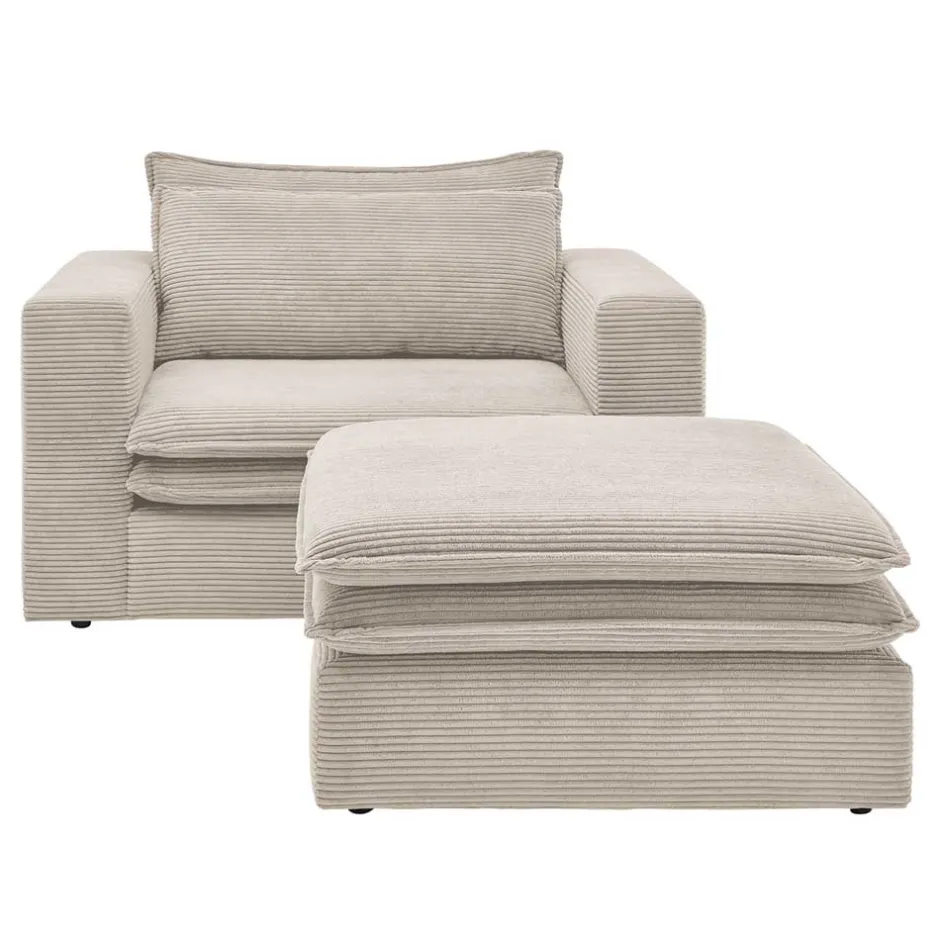 Wohnzimmer Sessel|Relaxsessel*Pharao24 Wohnzimmer Sessel Beige Edance