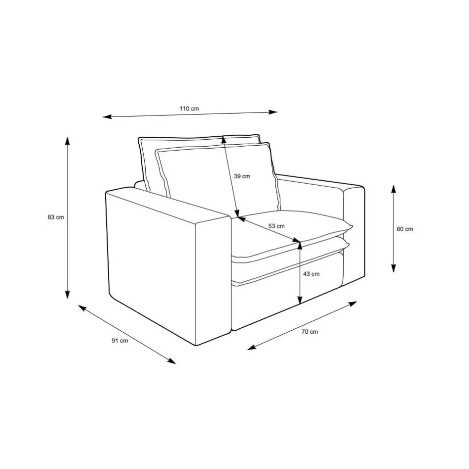 Wohnzimmer Sessel|Relaxsessel*Pharao24 Wohnzimmer Sessel Beige Edance