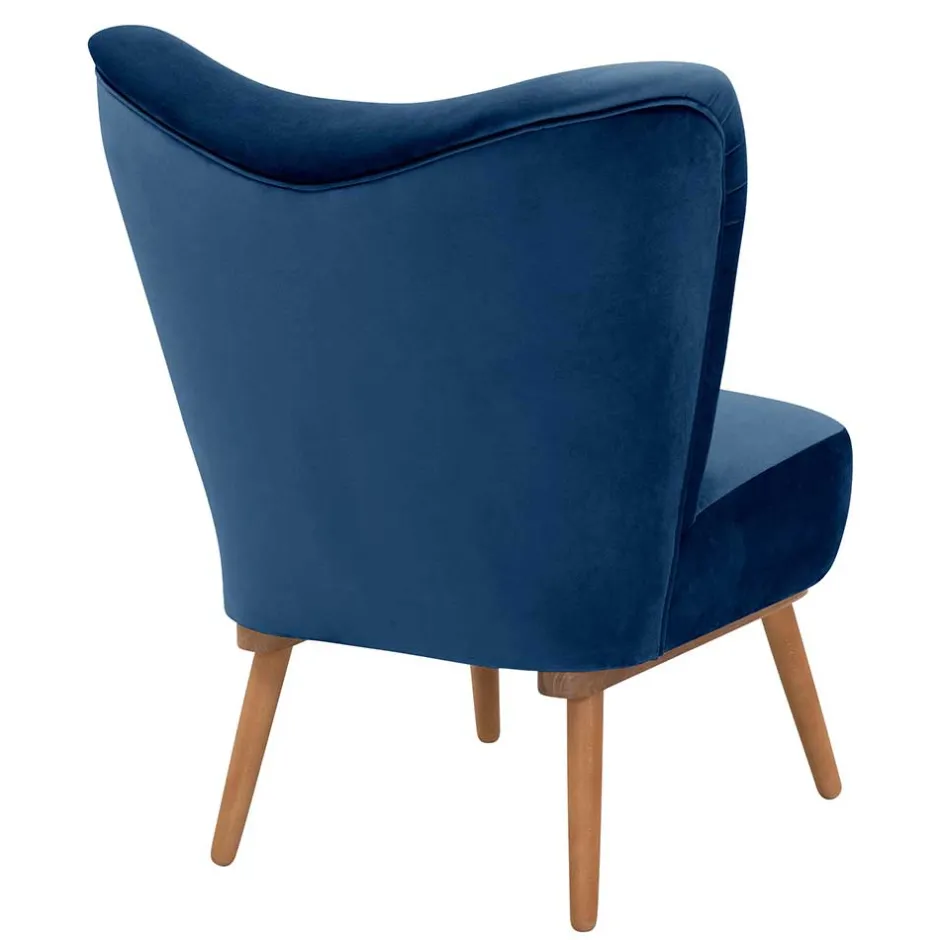 Pharao24 Wohnzimmer Sessel dunkelblau Bechir> Wohnzimmer Sessel