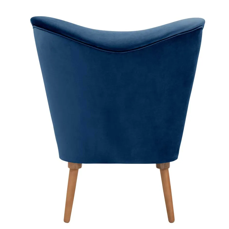 Pharao24 Wohnzimmer Sessel dunkelblau Bechir> Wohnzimmer Sessel