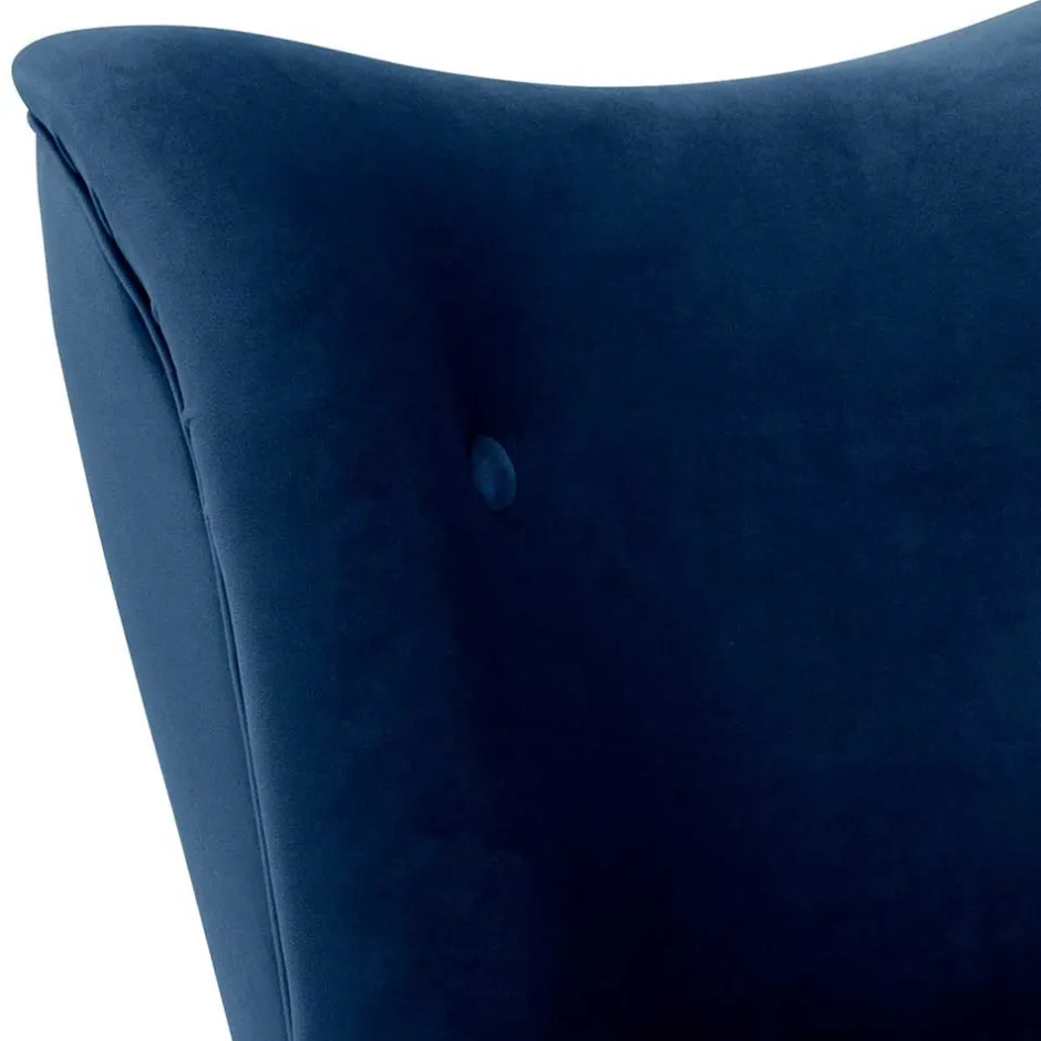 Pharao24 Wohnzimmer Sessel dunkelblau Bechir> Wohnzimmer Sessel