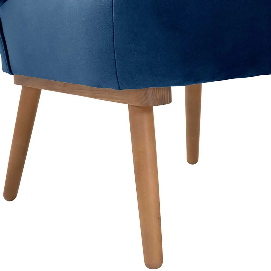 Pharao24 Wohnzimmer Sessel dunkelblau Bechir> Wohnzimmer Sessel