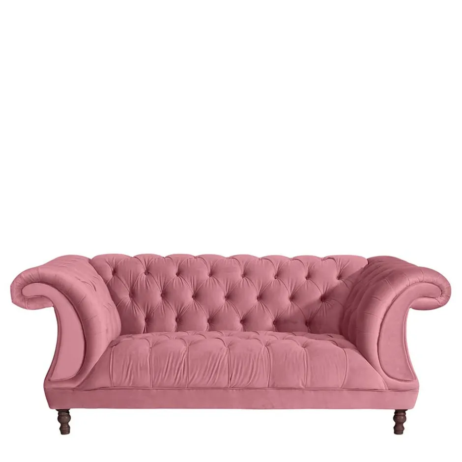 Wohnzimmercouch|Einzelsofa*Pharao24 Wohnzimmer Sofa Rosa Lisbon