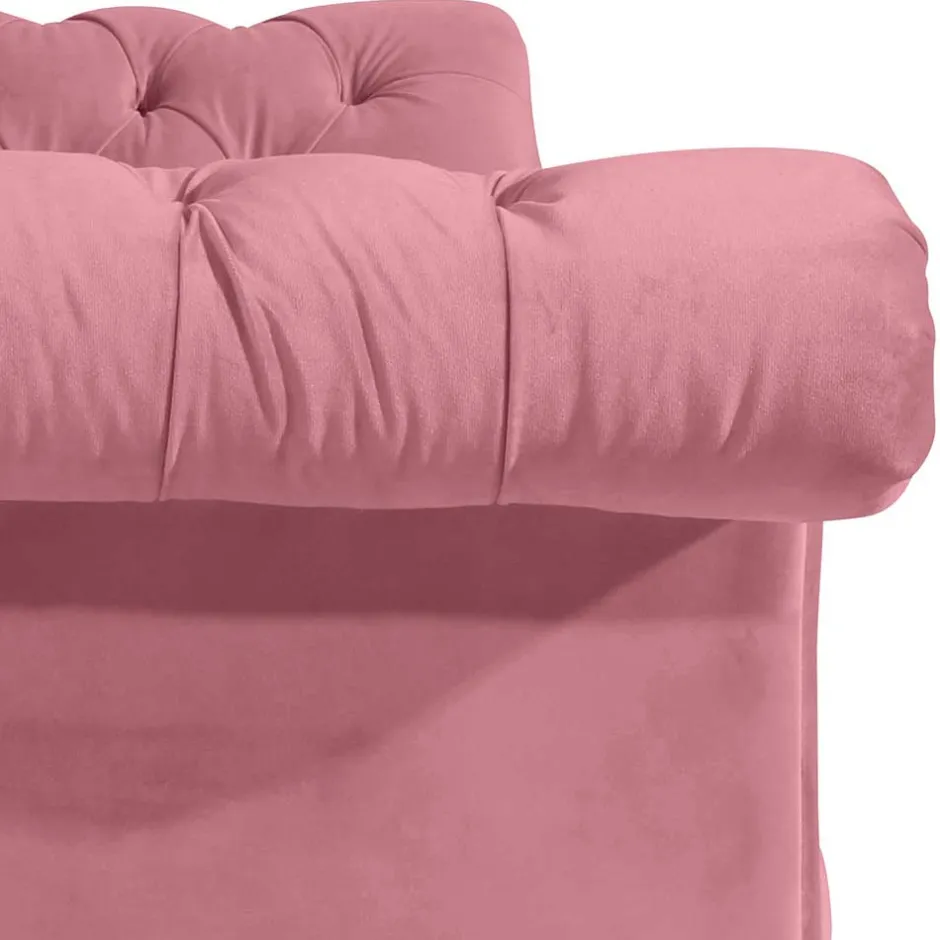 Wohnzimmercouch|Einzelsofa*Pharao24 Wohnzimmer Sofa Rosa Lisbon