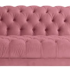 Wohnzimmercouch|Einzelsofa*Pharao24 Wohnzimmer Sofa Rosa Lisbon