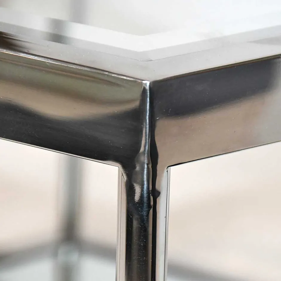 Pharao24 Wohnzimmer Tisch Satz Juareza> Glastische