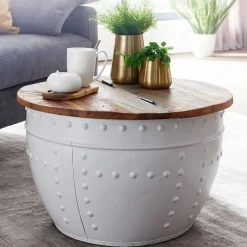 Truhen*Pharao24 Wohnzimmer Truhentisch Bangka