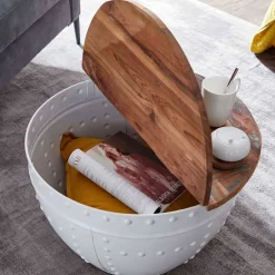 Truhen*Pharao24 Wohnzimmer Truhentisch Bangka