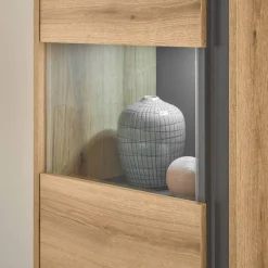 Stauraumvitrinen*Pharao24 Wohnzimmer Vitrinenschrank Castilla