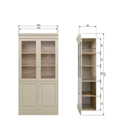 Pharao24 Wohnzimmer Vitrinenschrank Nivatus><noscript><img width=