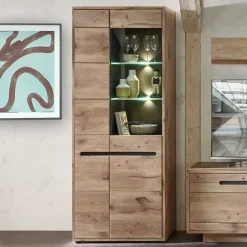 Vitrinenschrank|Wohnzimmervitrinen*Pharao24 Wohnzimmer Vitrinenschrank Griffin