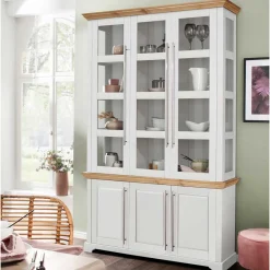 Vitrinenschrank|Wohnzimmerschrank*Pharao24 Wohnzimmer Vitrinenschrank Mevidra